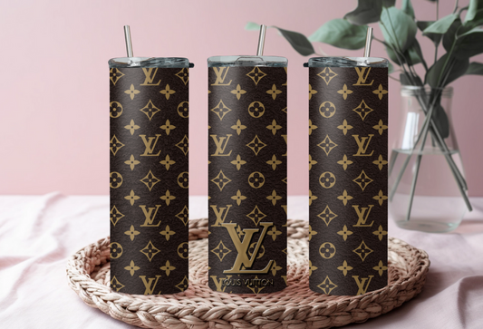 LV Brown and Gold